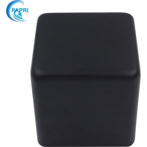 PAPRI 123*123*120MM Transformer Cover Case Box DIY Protect Cover Tube Amplifier Enclosure Black Metal HIFI For Audio 1PCS