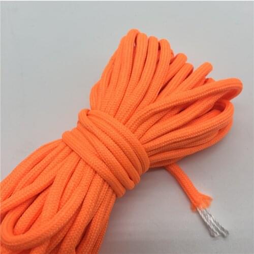 10yds Paracord 550 Parachute Cord Lanyard Rope Mil Spec Type III 7 Strand Climbing Camping Survival Equipment #Orange