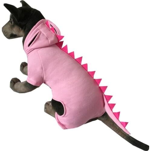 Lovely DinosaurStyle Pet Dogs Cosplay Coat Dogs clothes for medium large dog Free Shiping By CPAM Medium Large Dogs Clothing