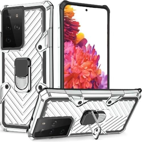 Armor Shockproof Phone Case for samsung S21 Ultra S21 Plus A12 5G A42 Cover Magnetic Ring Back Cover for samsung s21 ultra a42