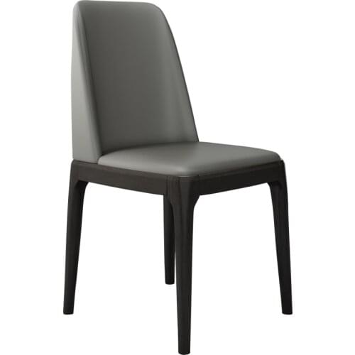 Nordic Solid Wood Dining Chair Household Light Luxury Soft Package Back Chair Simple Hotel Restaurant Modern Net Red Dining Tabl