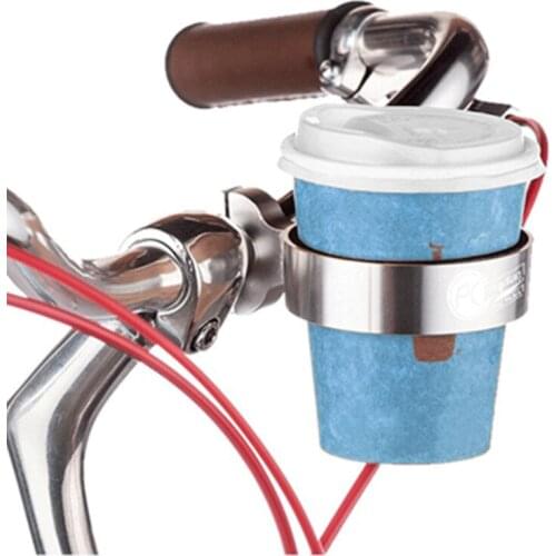 Stylish Bicycle Bottle Cage Aluminum Milk Tea Cup Coffee Mug Beer Bottle Bracket 2019 New