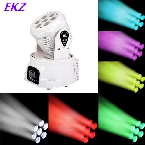 LED led wash mini moving head light 7x12w rgbw 4in1 led Xmas Christmas advanced DMX 9/14 channels dj band lights