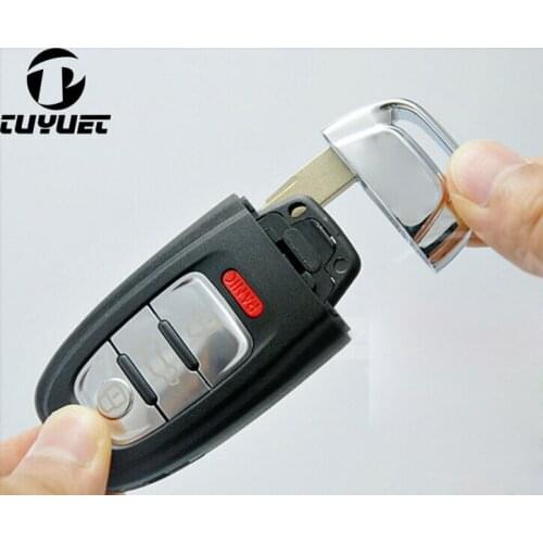 Smart Remote Key Shell Case Fob 3+1 Button for Audi A3 A4 A5 A6 A7 A8 Q5 S4 S5 S6 4 Buttons