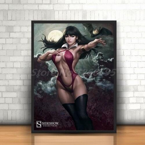 Vampirella Premium Format Statue Canvas Posters Prints Wall Art Painting Decorative Picture Artwork For Modern Home Decoration