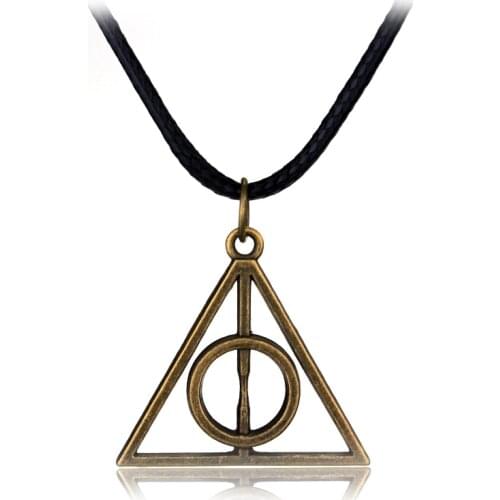 Vintage Bronze Charm Pendant Necklace