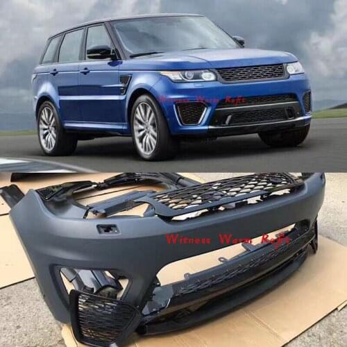 High quality PP unpainted Car body kit Front bumper Rear bumper Side skirts Round eyebrows For Range Rover Sport 14-16