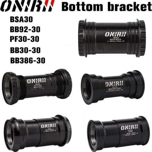ONIRII BB30 Bicycles Bottom Bracket cover 30 mm BB Bearing Road MTB Bike BSA30 BB86 92 PF4130 PF30 BB30 BB386 Rotor Crank