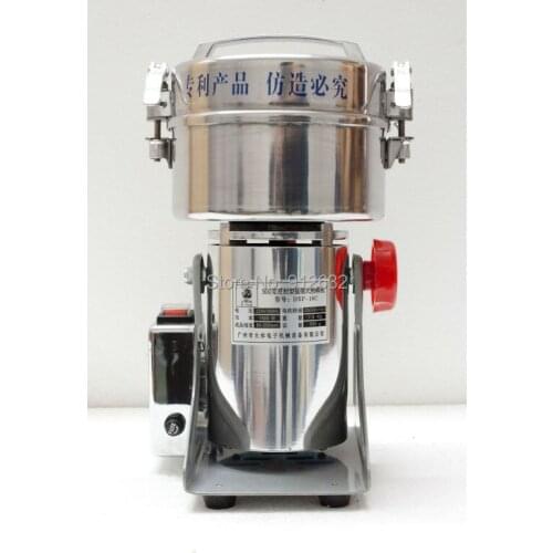 800G Swing Electric Herb Grinder Corn Grinder Clinic Tabletop Herb Swing Grinding Machine