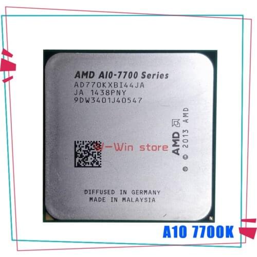 AMD A10-Series A10 7700K 7700 3.4 GHz Quad-Core CPU Processor AD770KXBI44JA Socket FM2