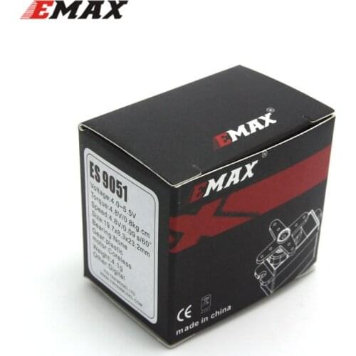 100% Original Emax ES9051 II 4.3g 4.8V/0.8Kgf.cm Digital Mini Servo For RC Model