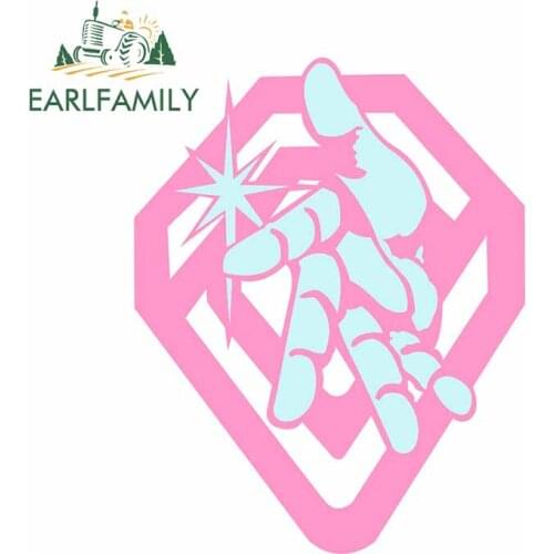 EARLFAMILY 13cm x 10.1cm for Diamond Hand Anime Decal Waterproof Motorcycle Car Stickers Laotop Windshield Bumper VAN Decoration