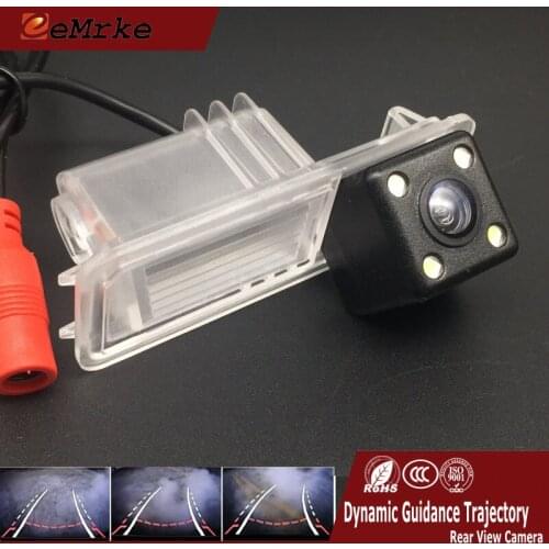 EEMRKE for Daewoo Forza A13 Sedan 2012-2016 with Dynamic Trajectory Parking Line Car Rearview Reversing Tracks Camera