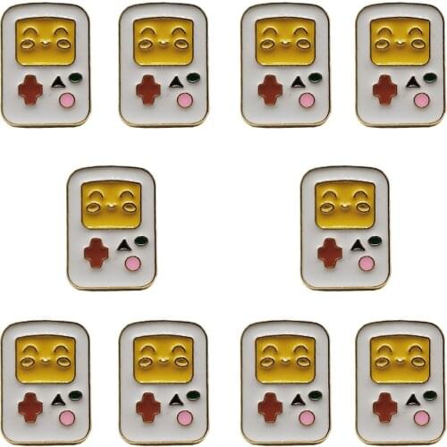 10pcs Enamel Pin Recreational Machines Brooch Lapel Pins Backpack Metal Clothes Badge Jewelry Gift For Fans Friends 2021