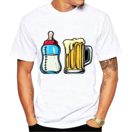 Friday Beer Print Mens Brand T-shirts Funny Graphic Hip Hop Summer Women Men Tshirts Streetwear