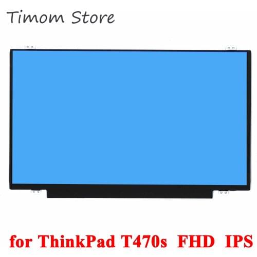 IPS FHD for ThinkPad T470s 20HF 20HG 20JS 20JT Laptop LCD Slim Monitor Universal Screen 1920*1080 not Touch Panel 250nit 30 pins