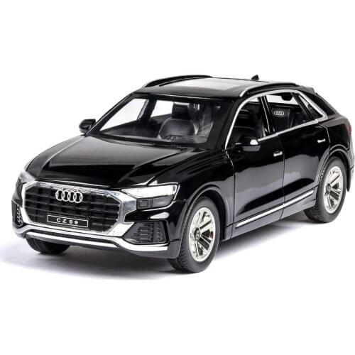 1:24 Audi Q8 Car Model Alloy Car Die Cast Toy Car Model With Pull Back Childrens Toy Gifts Collectibles Free Shipping