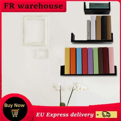 Wall Mounted book Shelf Floating Shelves Modern Style Hanging Wood Bookshelf Decorative Storage Rack For Living Room HWC