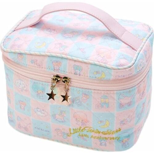 New Kawaii Cute Anime Girls Kids Woman Canvas Make up Cosmetic Bags Case Box Handbags For Children