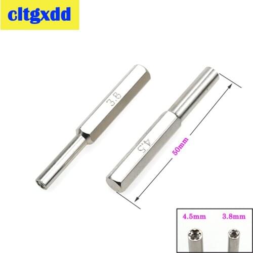 Cltgxdd 1set New 3.8mm + 4.5mm Security Screwdriver Tool Bit gamebit For Nintendo NES SNES N64 GameBoy Cross Tri