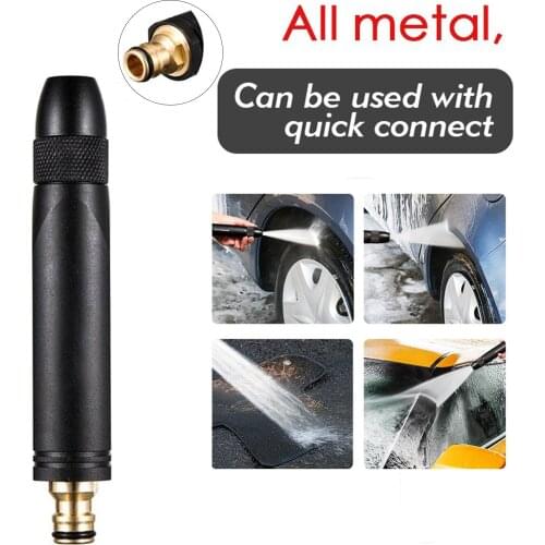 2021 New Upgrade Spray Gun Adjustable Metal Nozzle Garden Hose Sprinkler System Pressure Washer Car Wash Watering Water Gun