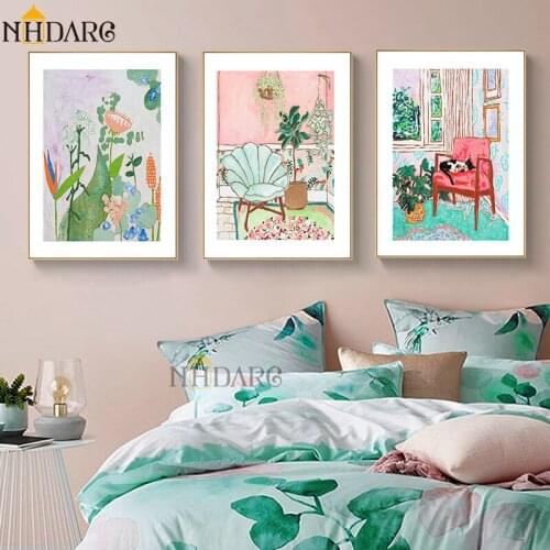 Hot New Products Lovely Green Plants In Summer 2020 Canvas Print Painting Poster Wall Pictures Home Decoration