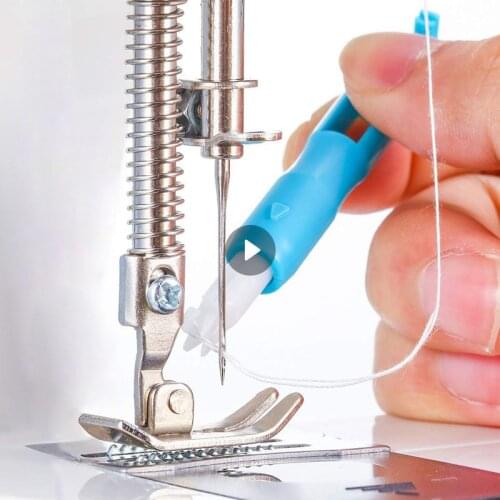 Sewing Machine Needle Threader Stitch Insertion Tool Automatic Threader Quick Sewing Threader Needle Changer Sewing Tools Supply