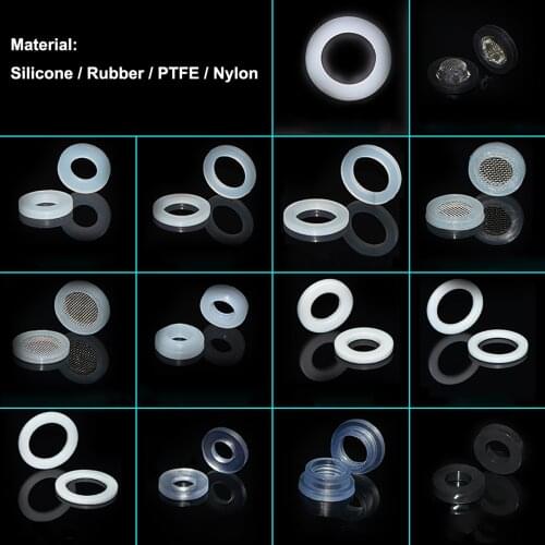 10 Pcs/lot Silicone/Rubber/PTFE Seal O-Ring Gasket Flat Washer with Filter Mesh For Plumbing Tube Faucet 1/2" 3/4" 1" 1.2" 1.5"