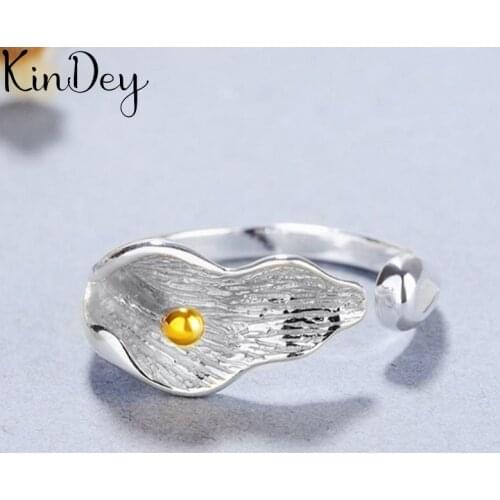 Boho Vintage Silver Color Morning Glory Flower Rings for Women Lover Finger Ring Valentines Day Gifts 2020