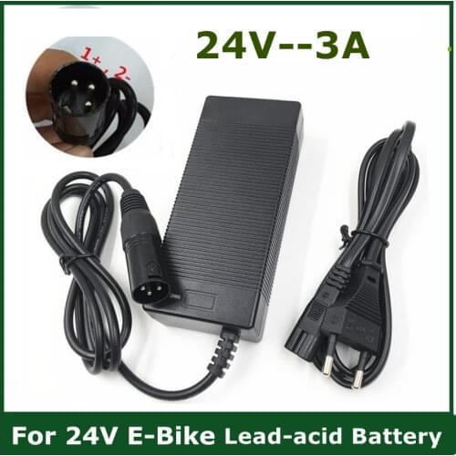 24V3A charger for electric scooter wheelchair charger golf cart charger with XLR metal connector good