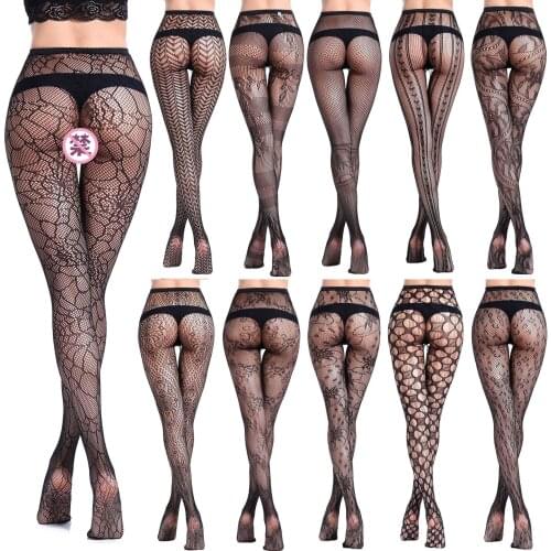 Women Sexy Lingerie Stockings Garter Belt Stripe Elastic Stockings Black Fishnet Stocking Thigh Sheer Tights Pantyhose dropship
