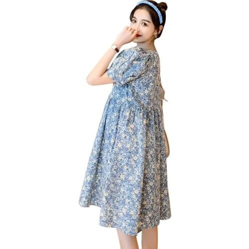 YourSeason Summer Women Elegant 2021 Short Sleeve Loose Maternity Dresses Casual O-neck Flower Printed Pregnancy Dress Korean