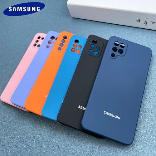 Original Samsung A40 Soft Liquid Silicone Case Protective Back Door Housing Cover For Galaxy A10 A20 A30 A50 A51 A70 A71