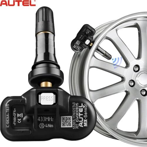 4/1Pcs Autel 433MHz TPMS Mx-Sensor Scan Tire Repair Tool For OBD2 Automotive Accessory Tyre Pressure Monitor MaxiTPMS Programmer