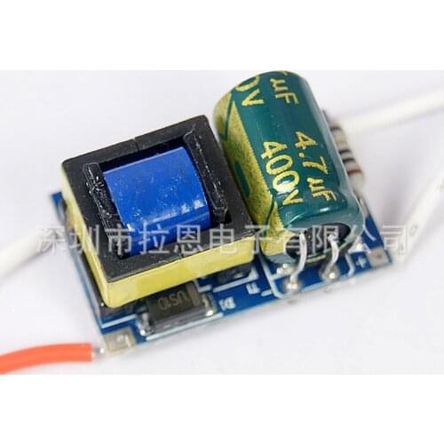 50pcs 10% discount off 3X1W led driver 85-265V input 3*1W LED inside driver 3W high power led lamp power supply transformer