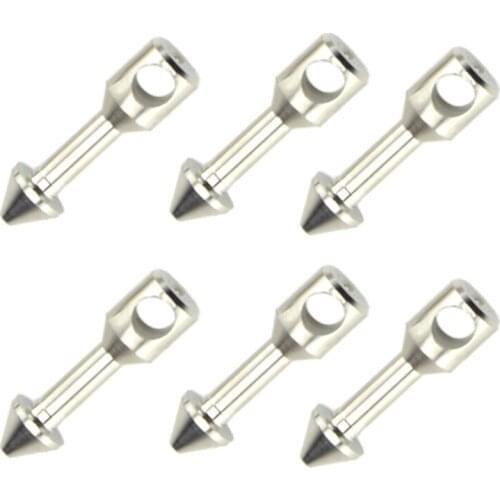 6pcs Stainless Steel Spear Band Wishbone Nail Fish Fork for Spearfishing Scuba Diving Fishing Tackle Tool Pesca