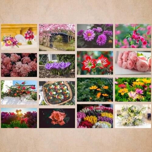 Diy Diamond Painting Flower No. 1 Nordic Style Full Diamond Handmade Dot Inlaid Diamond Bedroom Living Room Sticker Wall