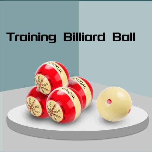 Billiard Ball Double-sided Design Pool Billiard Practice Pool Ball Training Cue Ball Billiard 57.2mm Ball Billar Stick Kit