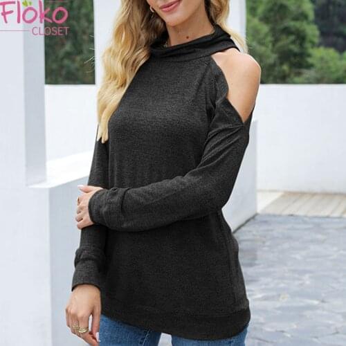 Женские однотонные футболки FlokoCloset China At AliExpress