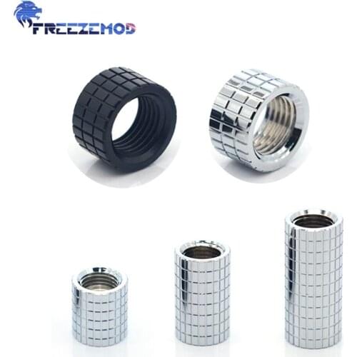 FREEZEMOD Hexagonal Fixed 10/20/30/40mm Female-Female Extender G1/4 ''Thread Adapter Double Female Fitting Water Cooler Modding