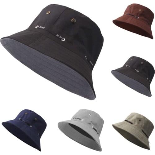 Adult Men And Women Cap Fashion Cap Outdoor Sun Hat Travel Casual Pot Bucket Hat Outdoor Cap Summer Bucket Fishing Hats