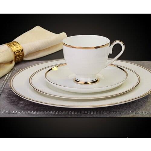 Coffee cup dish European restaurant plate model room soft dress English afternoon tea snack dish