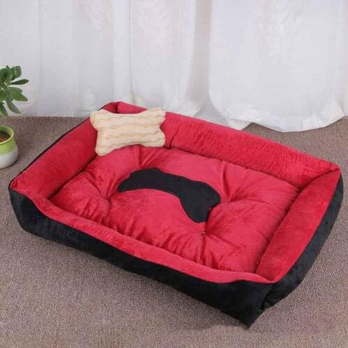 Cat Warm Bed For Dogs Dog Beds For Large Dogs Honden Deken Dog Kennels Cages Sofas Waterproof Bottom Soft Fleece Warm Cushion