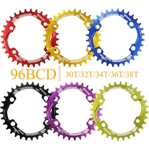 BDSNAIL Round 96BCD Aluminum Alloy Chainwheel 30T 32T 34T 36T 38T MTB Bike Road Bicycle for M7000 M8000 M90