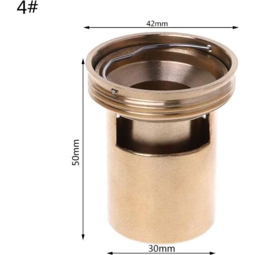 Brass Floor Drain Deodorant Valve Odor-resistant Drain Core Bathroom Accessories