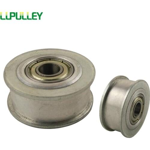 LUPULLEY Timing Idler Pulley XL Type 15T Passive Pulley Bore 3/4/5/6/7/8/9mm With Bearing For XL 15T Width 10mm 2PCS