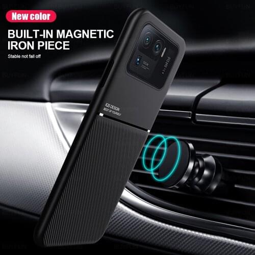 Matte PU Soft Silicone Frame Case For Xiaomi Mi 11 Ultra 11 Lite 11 Pro 11 Luxury Case on Mi11 ultra Car Holder Magnet Back Case