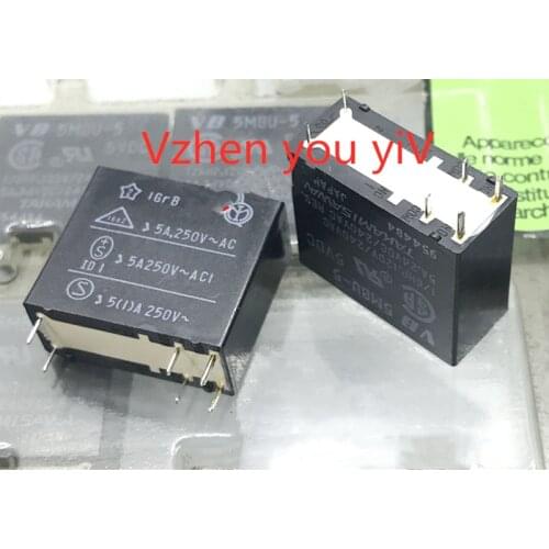 Original FOR TAKAMISAWA VB5MBU-5 VB-5MBU-5 VB5MBU-5-5VDC DIP-6 5A 5VDC Power Relay
