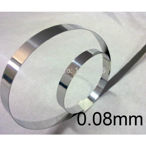 0.08mm Stainless Steel Spring Sheet Strap band,ss304 foil spring sheet leaf spring piece thin slice