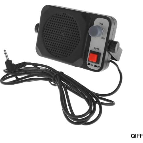 Heavy Duty TS-650 Mini External Speaker For YAESU ICOM KENWOOD CB Radio 3.5MM May06